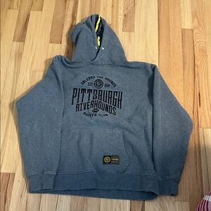 Pittsburgh Riverhounds Charcoal Hoodie